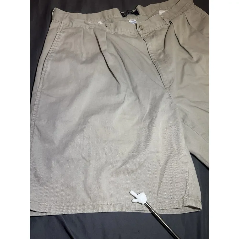 Polo Ralph Lauren Chino Shorts Men’s 39 Beige‎ Pleated Classic 8.5” Inseam